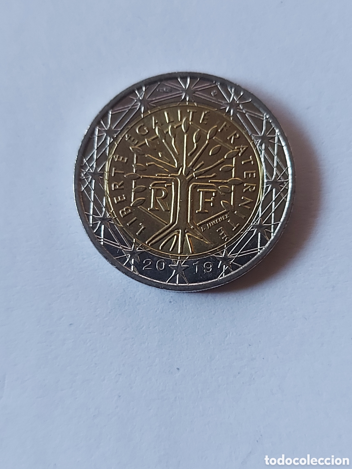Euros: MONEDA FRANCIA 2 EURO 2019 - Foto 1