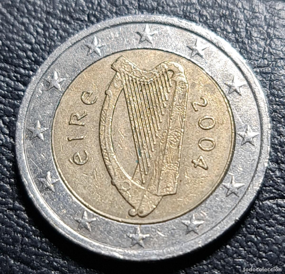 Euros: Irlanda 2004 2 euros moneda com&uacute;n Arpa - Foto 1