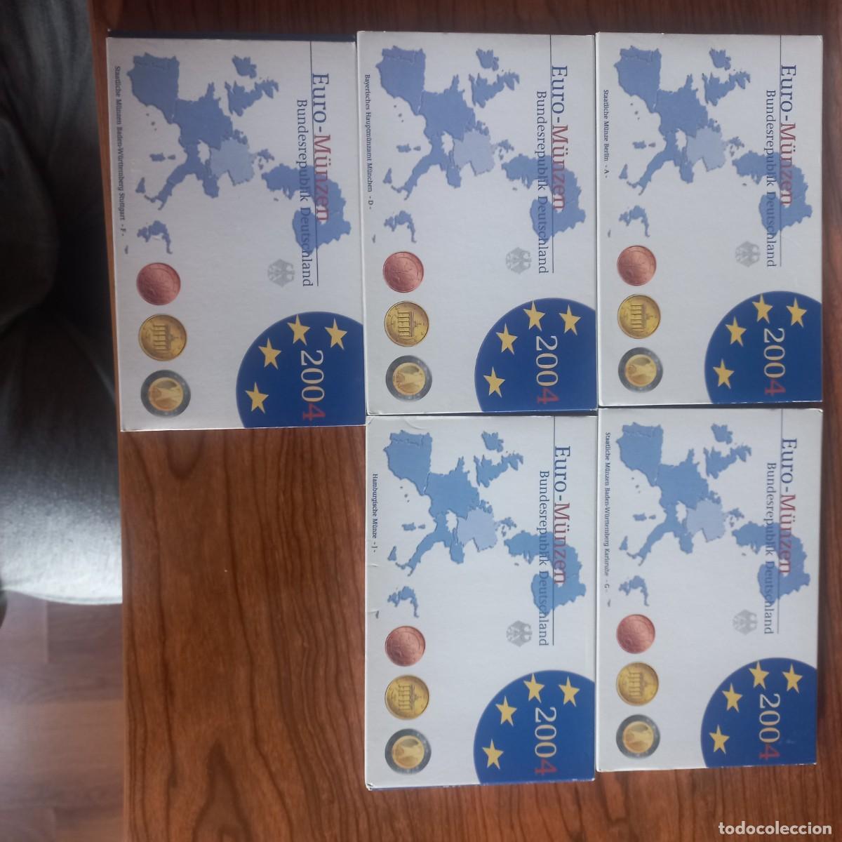 Euros: 5 set de Alemania 2004. Proof - Foto 1