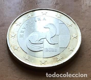 Euros: 1 euro de Croacia. A&ntilde;o 2023