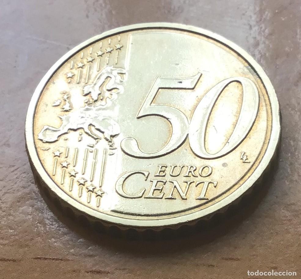 Euros: 50 c&eacute;ntimos de euro de Letonia. A&ntilde;o 2014 - Foto 2
