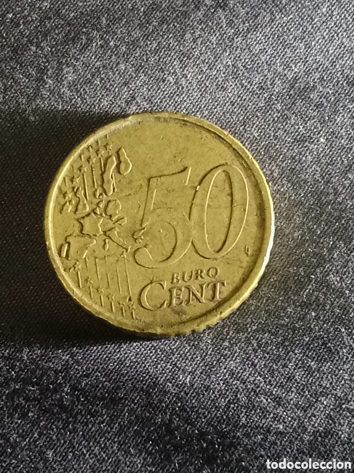Euros: Error 50 c&eacute;ntimo 2001 Espa&ntilde;a muy Rara - Foto 7