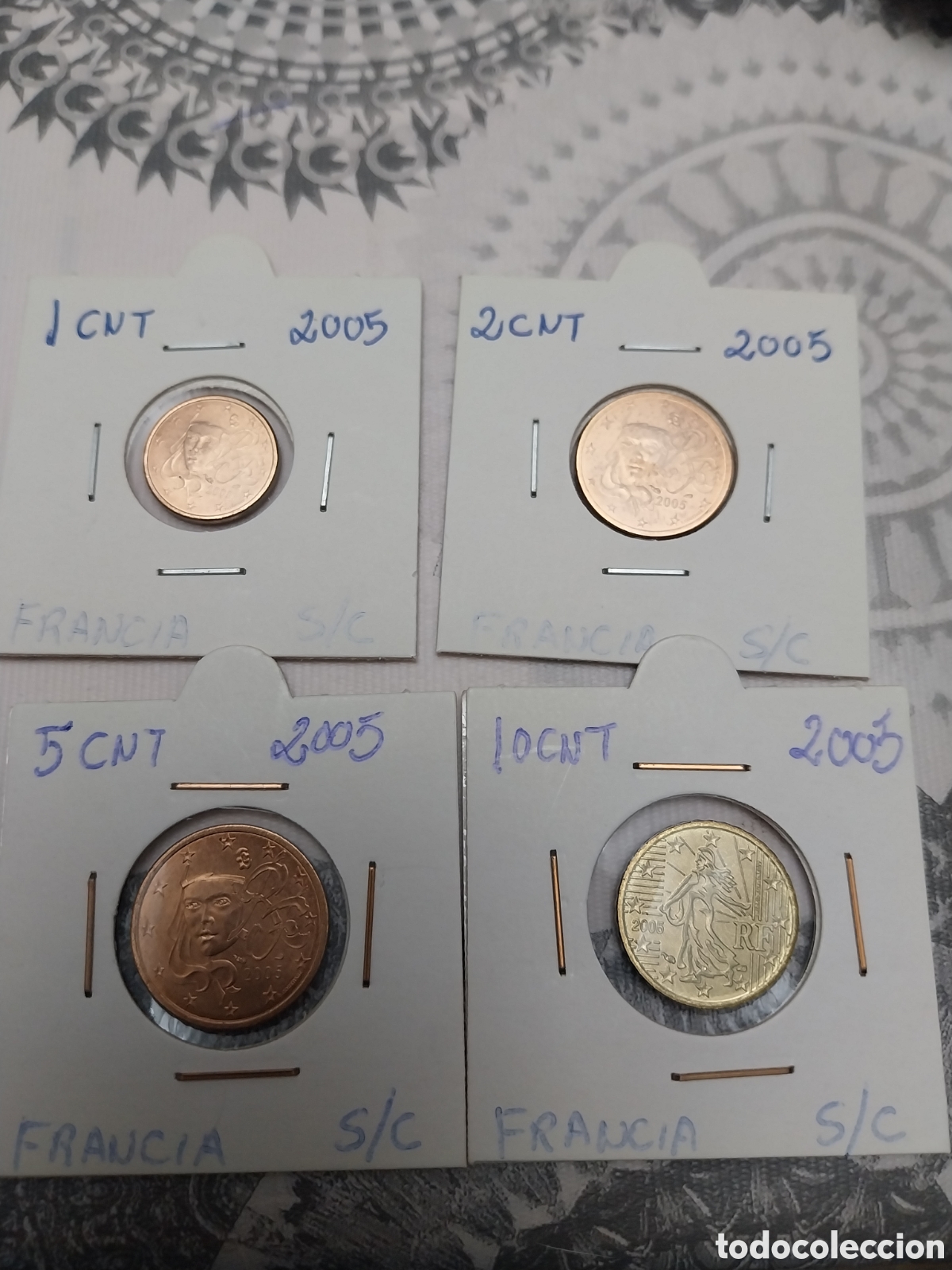 Euros: Francia serie 2005 ,4 monedas - Foto 1