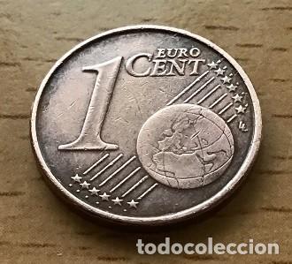 Euros: 1 c&eacute;ntimo de euro de B&eacute;lgica. A&ntilde;o 2004 - Foto 2