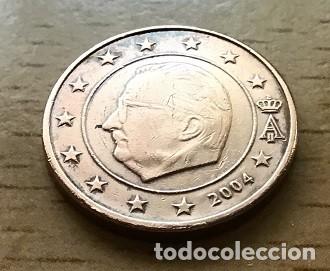 Euros: 1 c&eacute;ntimo de euro de B&eacute;lgica. A&ntilde;o 2004 - Foto 1
