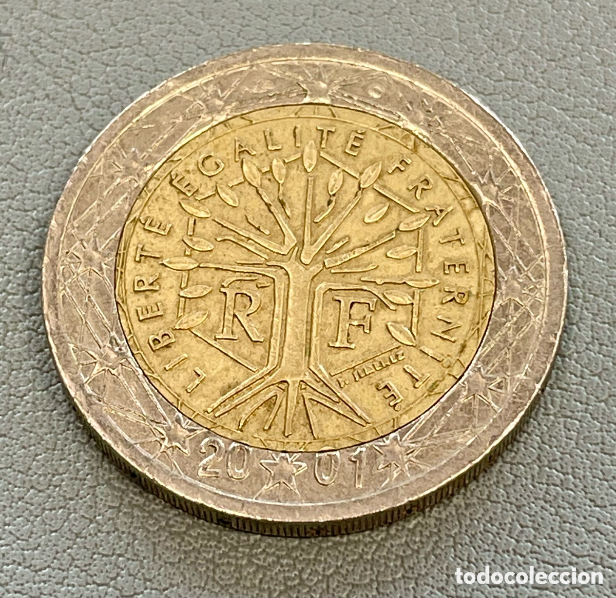 Euros: Moneda 2 euros Francia 2001 - Foto 1