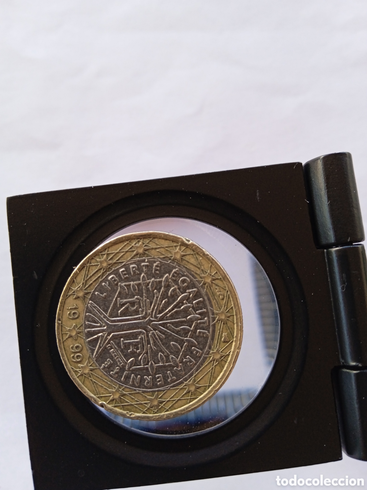 Euros: Moneda con defecto de acu&ntilde;amiento. - Foto 3