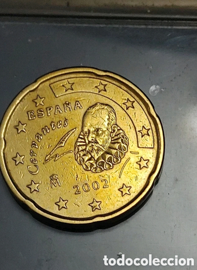 Euros: RARA MONEDA DE 20 CENTIMOS DE 2002 CON ERROR DEL CHINCHON - Foto 2