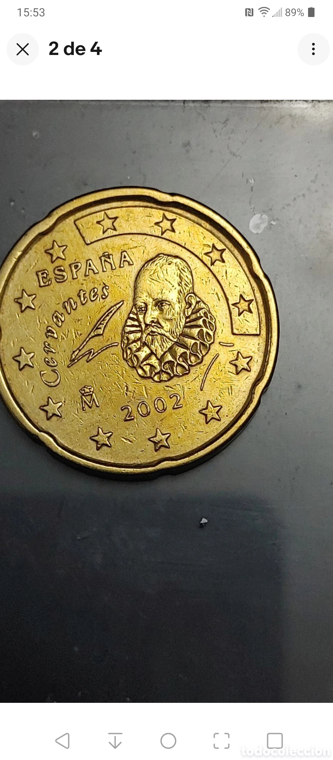 Euros: RARA MONEDA DE 20 CENTIMOS DE 2002 CON ERROR DEL CHINCHON - Foto 3