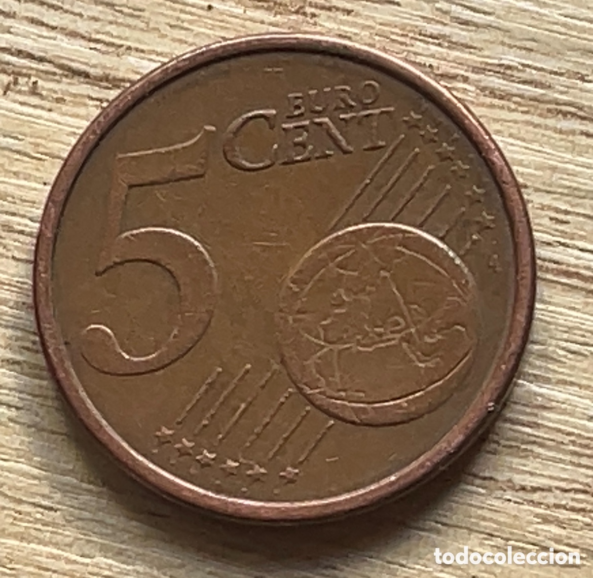 Euros: Moneda 5 c&eacute;ntimos 2002 alemania - Foto 2