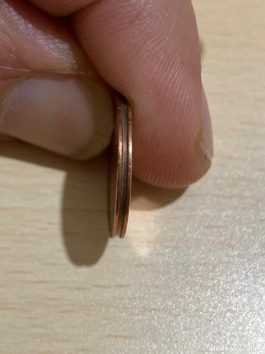 Euros: moneda 2 c&eacute;ntimos Euro/ error/ sin acu&ntilde;ar las dos caras - Foto 3