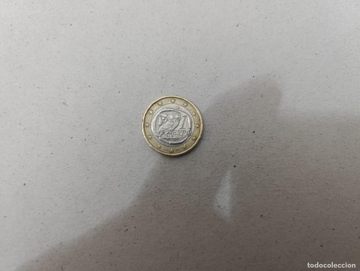 Euros: Moneda de 1 euro del buho, a&ntilde;o 2005 - Foto 1