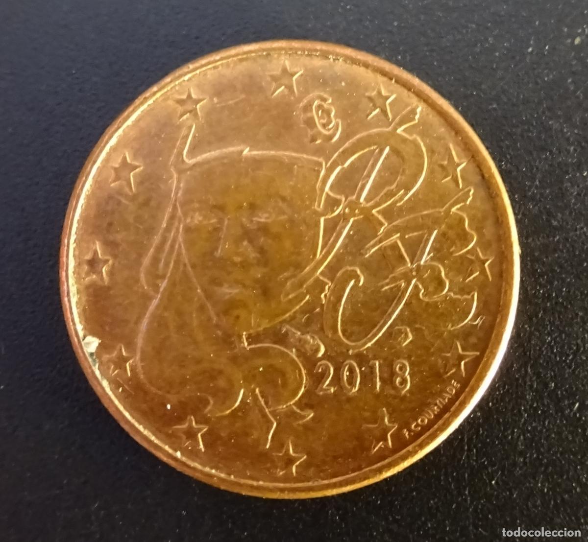 Euros: FRANCIA 1 C&Eacute;NTIMO DE EURO 2018 - Foto 1