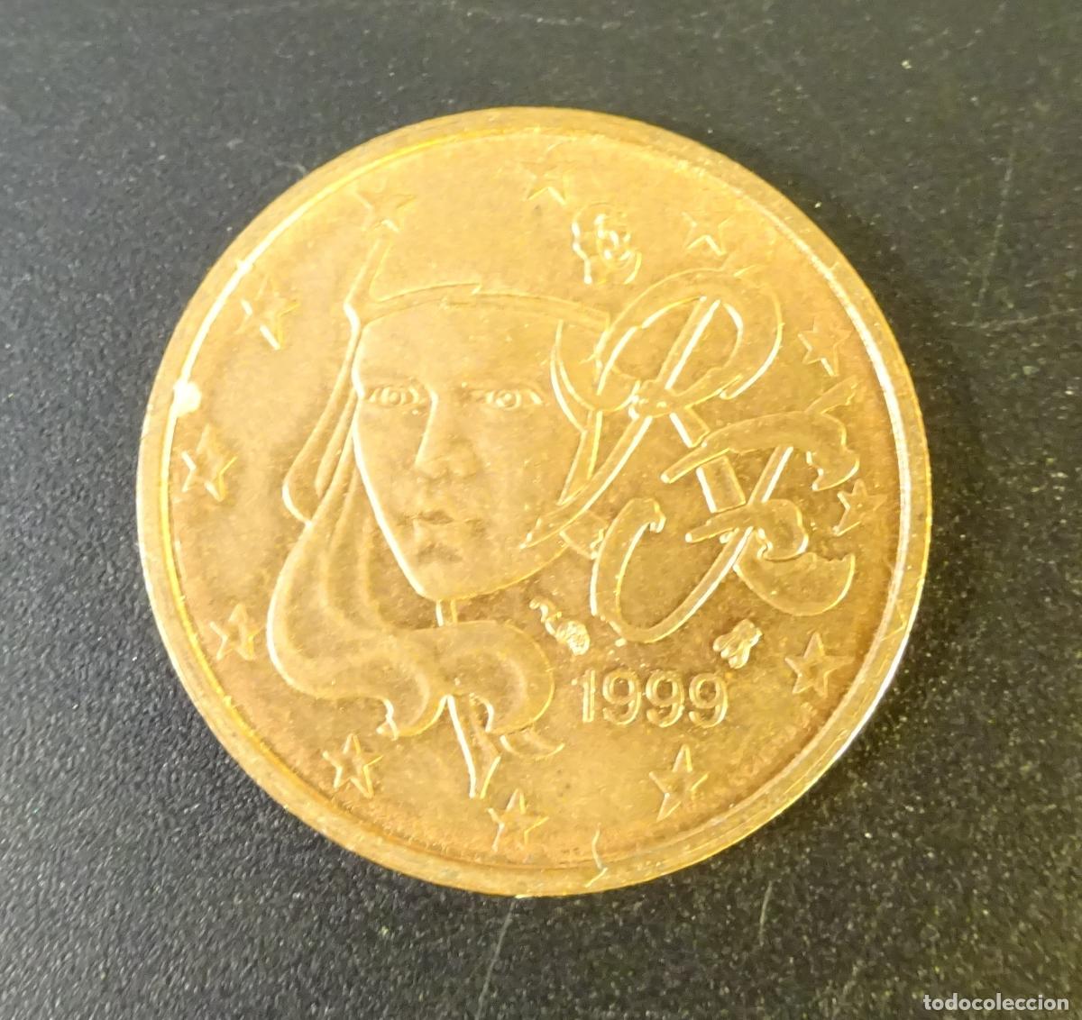 Euros: FRANCIA 2 C&Eacute;NTIMOS DE EURO 1999 - Foto 1
