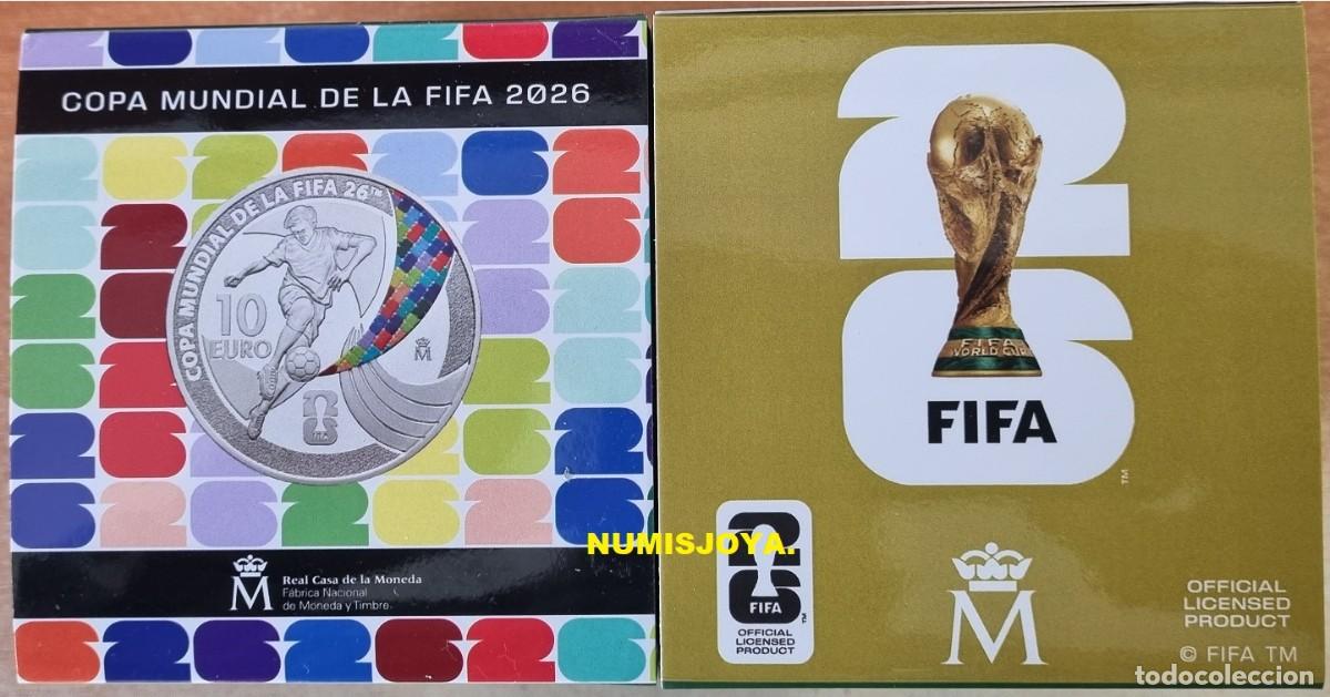 Euros: ESPA&Ntilde;A. 10 EUROS PLATA a&ntilde;o 2025 EN PROFF COPA MUNDIAL DE LA FIFA 2026.