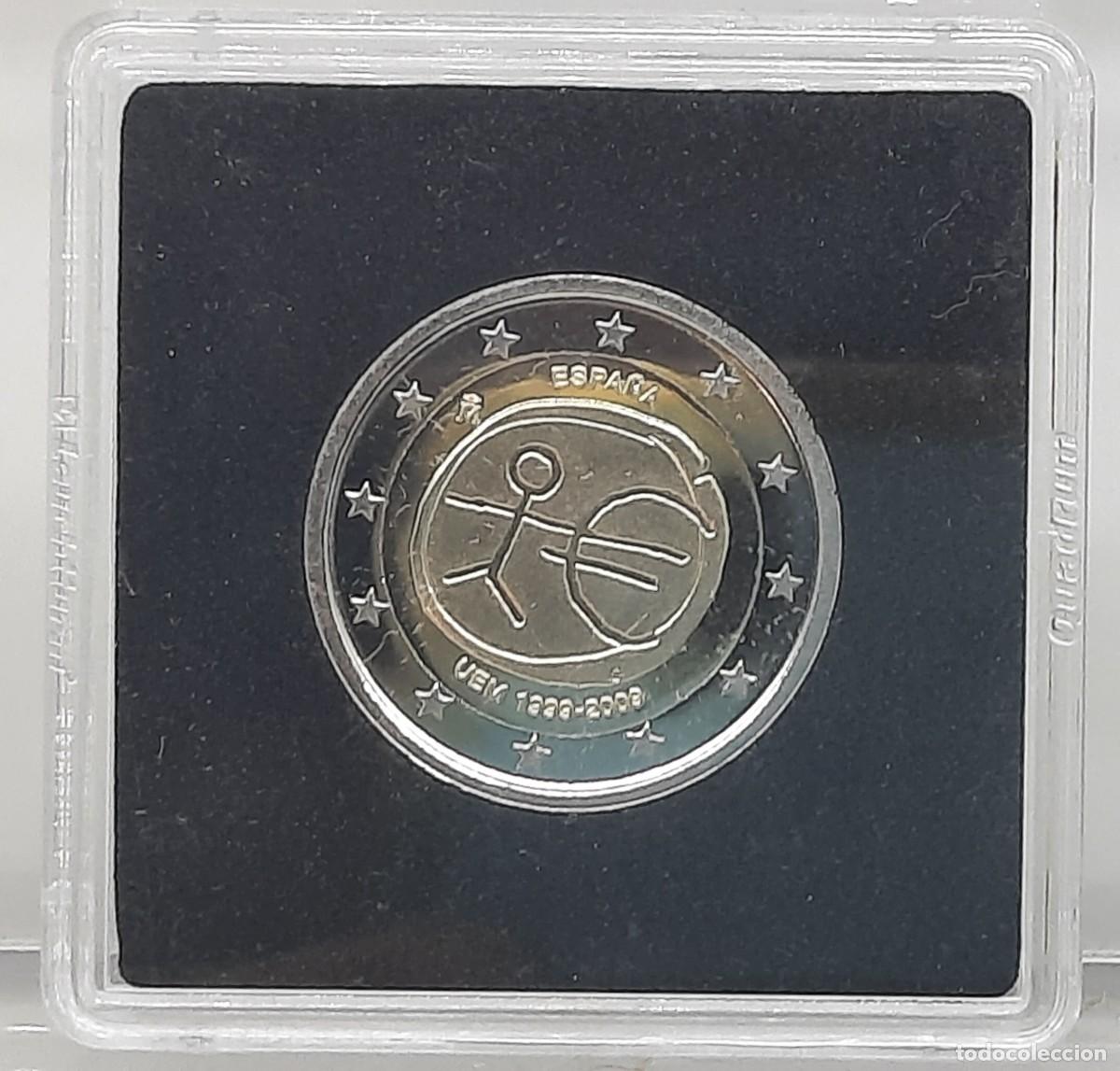 Euros: 2 E. ESPA&Ntilde;A 2009 EMU - PROOF - EN CAPSULA QUADRUM - Foto 1