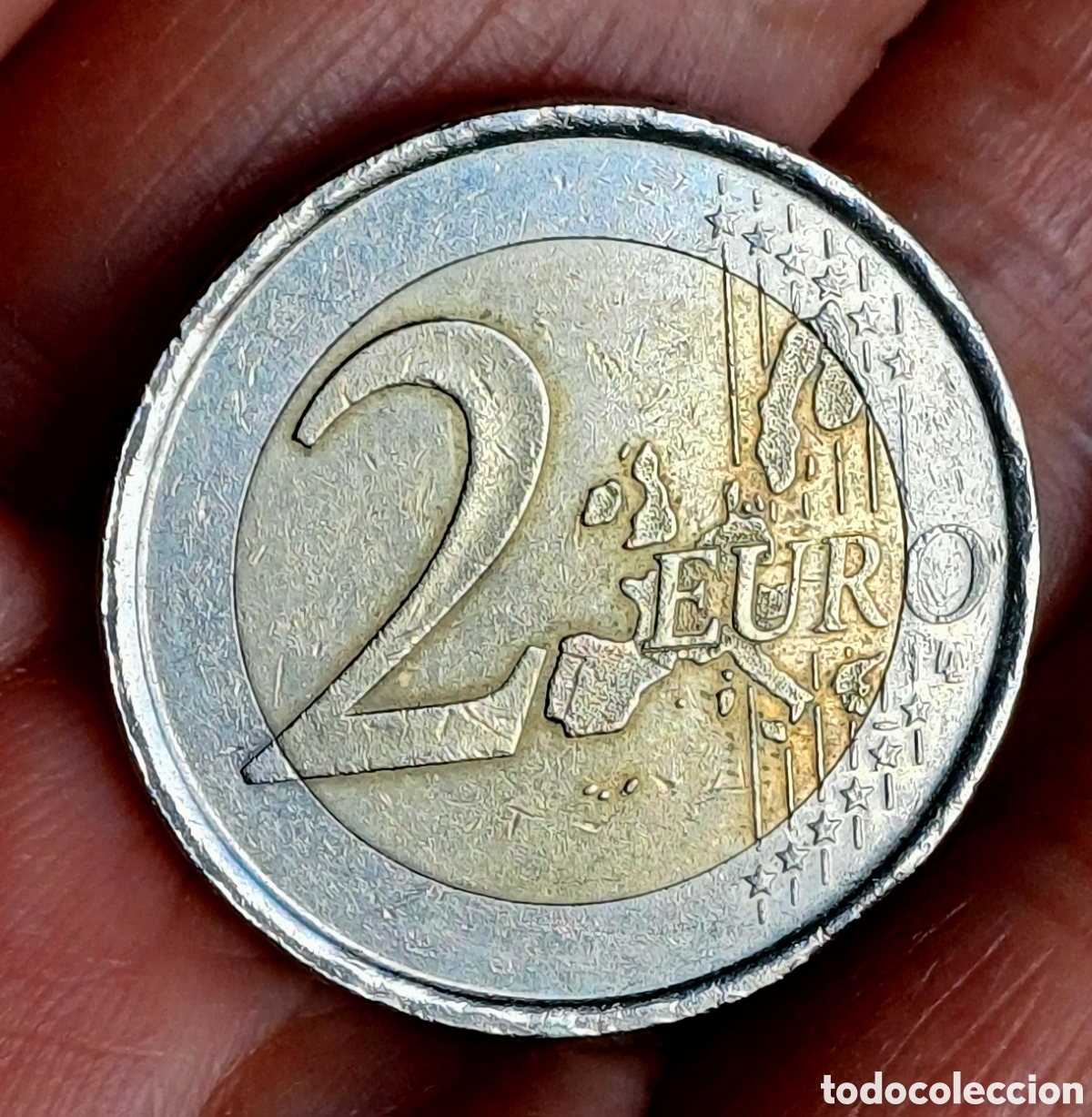 Euros: Moneda 2&euro; Espa&ntilde;a &rdquo; Quijote&rdquo; de 2005 - Foto 2