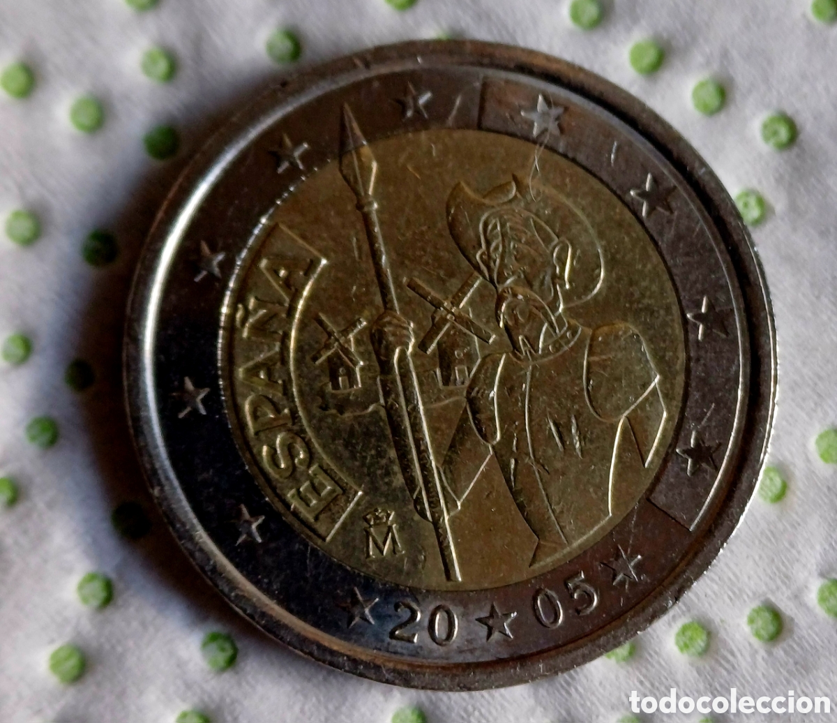 Euros: Moneda 2&euro; Espa&ntilde;a &rdquo; Quijote&rdquo; de 2005 - Foto 7