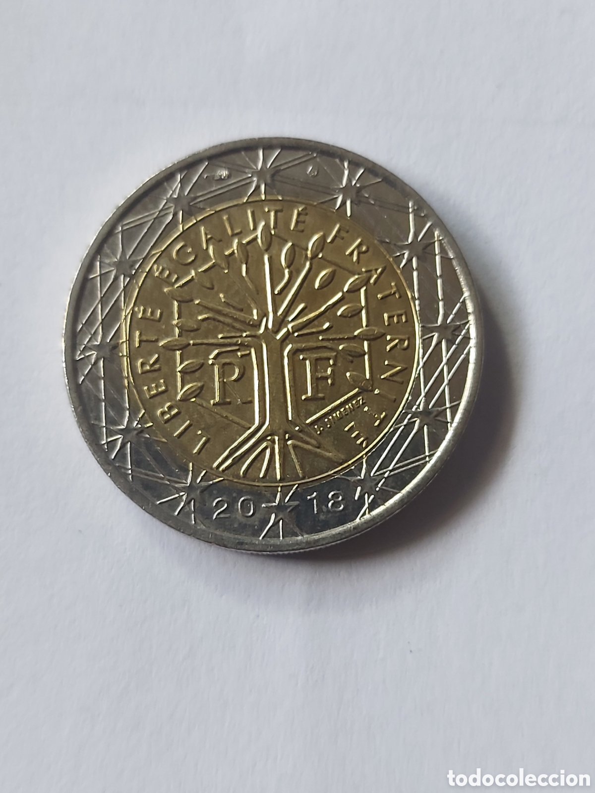 Euros: MONEDA FRANCIA 2 EURO 2018 - Foto 1