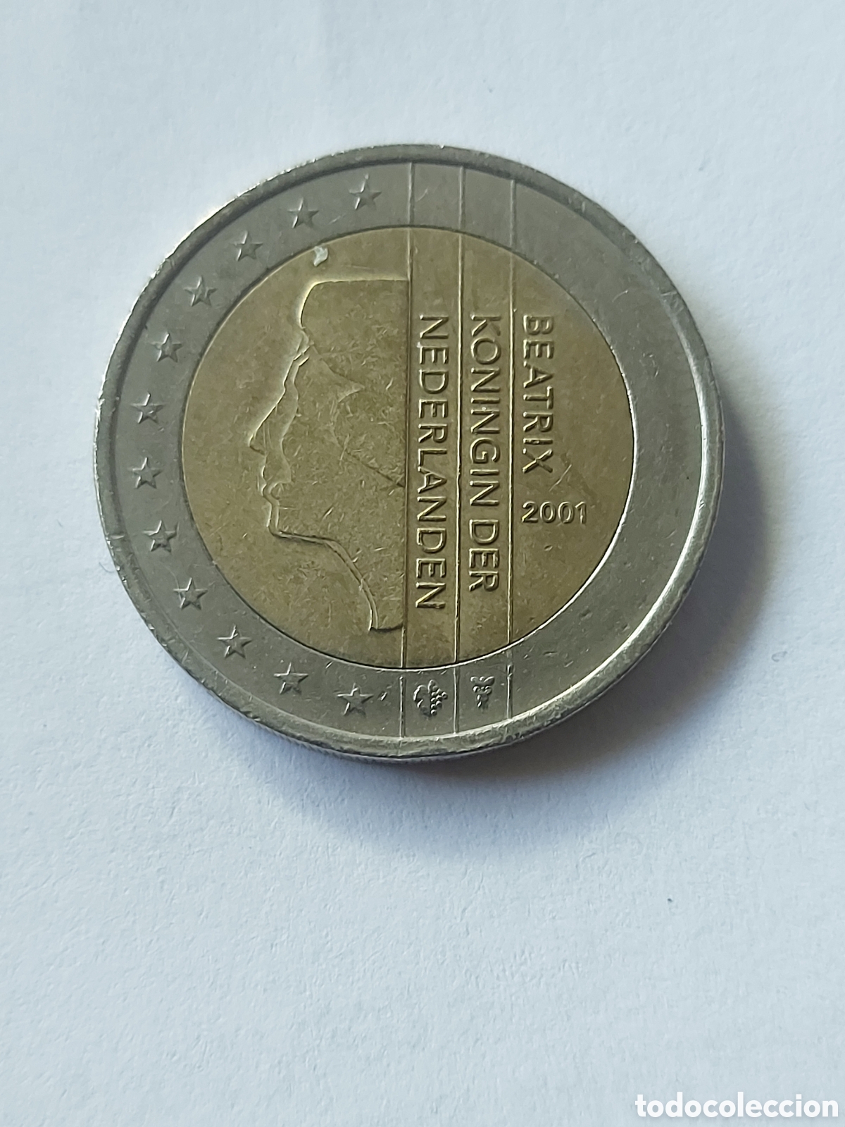 Euros: MONEDA HOLANDA 2 EURO A&Ntilde;O 2001 - Foto 1