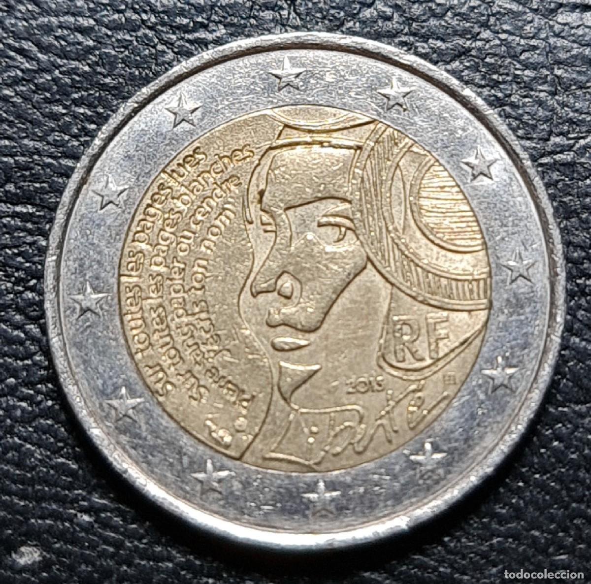 Euros: Francia 2015 2 euros moneda conmemorativa Fiesta Federaci&oacute;n 225 aniversario