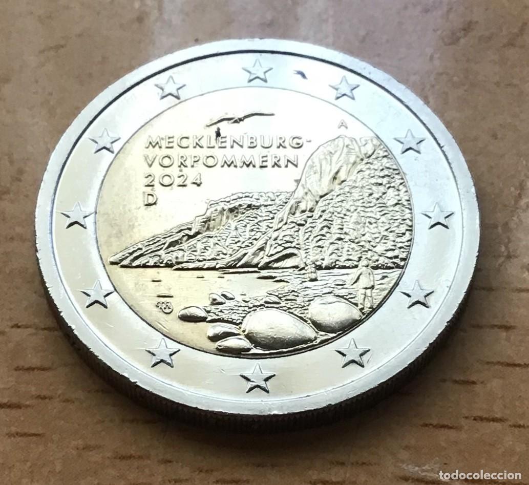 Euros: 2 euros conmemorativos de Alemania. Mecklenburg. A&ntilde;o 2024 ceca A