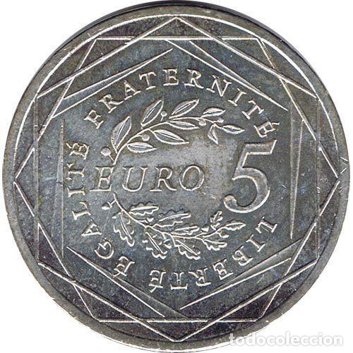 Euros: 5&euro; FRANCIA 2008 PLATA, LA SEMBRADORA S/C - Foto 2