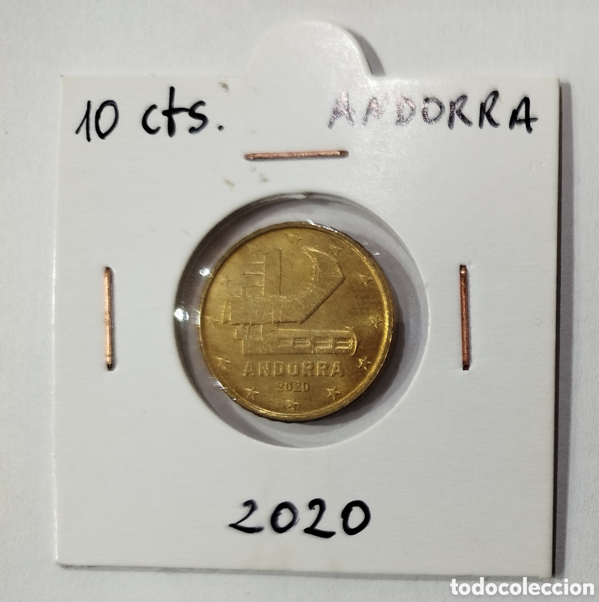 Euros: 10 C&Eacute;NTIMOS PRINCIPADO ANDORRA 2020 - Foto 1