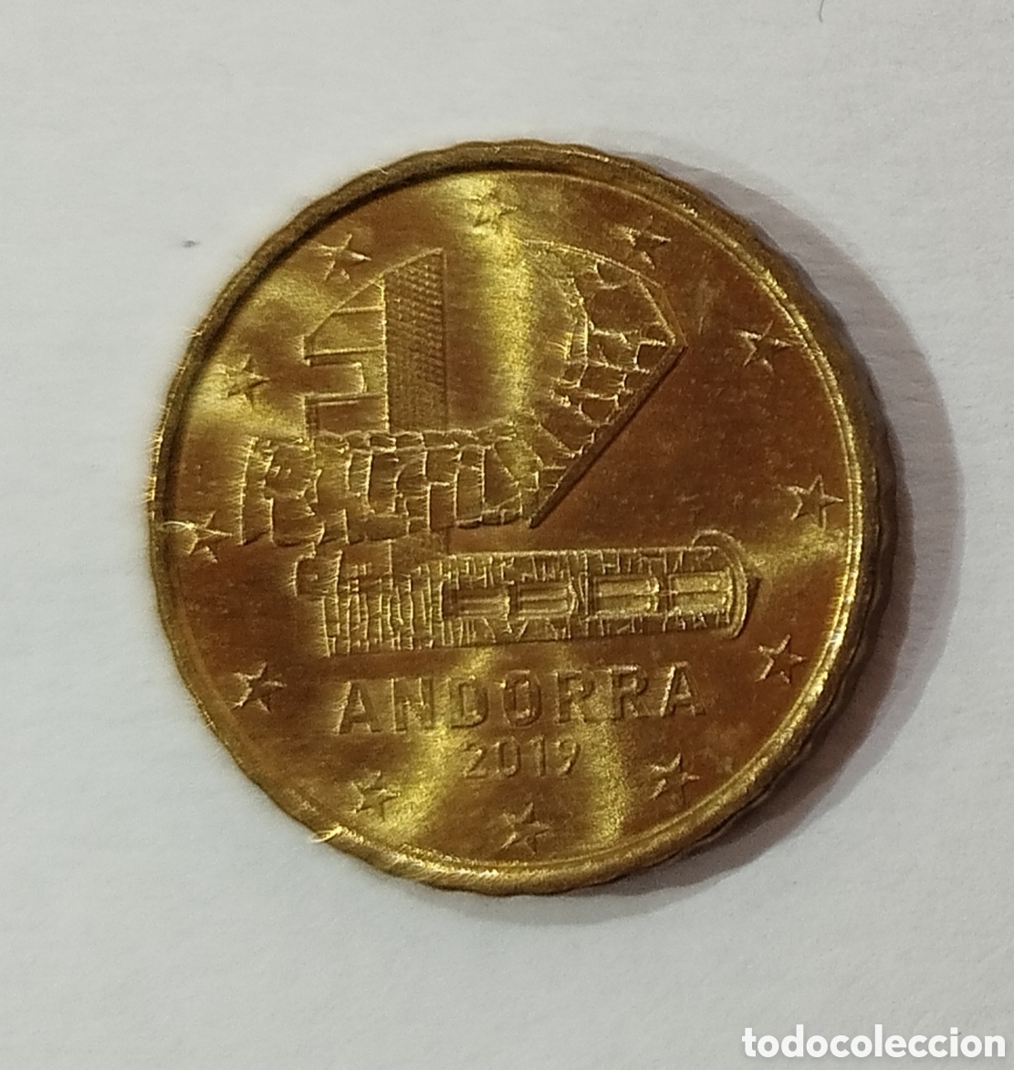 Euros: 10 C&Eacute;NTIMOS PRINCIPADO ANDORRA 2019 - Foto 1