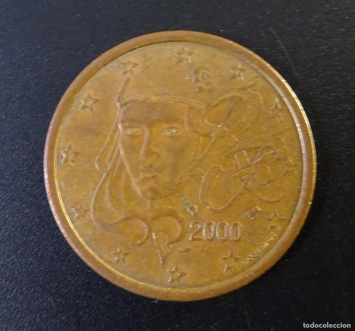 Euros: FRANCIA 5 C&Eacute;NTIMOS DE EURO 2000 - Foto 1