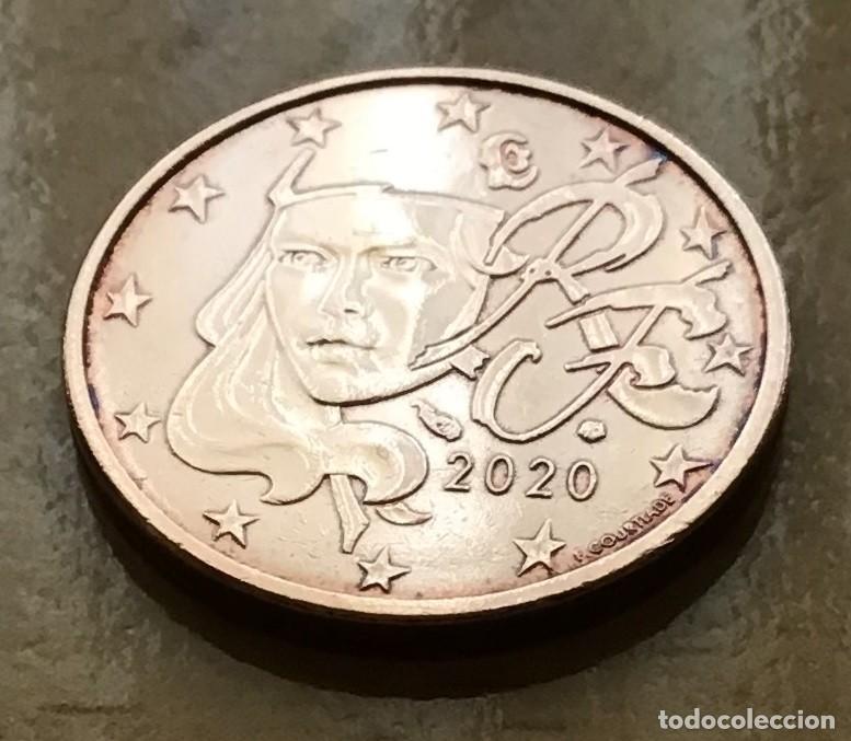 Euros: 2 c&eacute;ntimos de euro de Francia. A&ntilde;o 2020 - Foto 2
