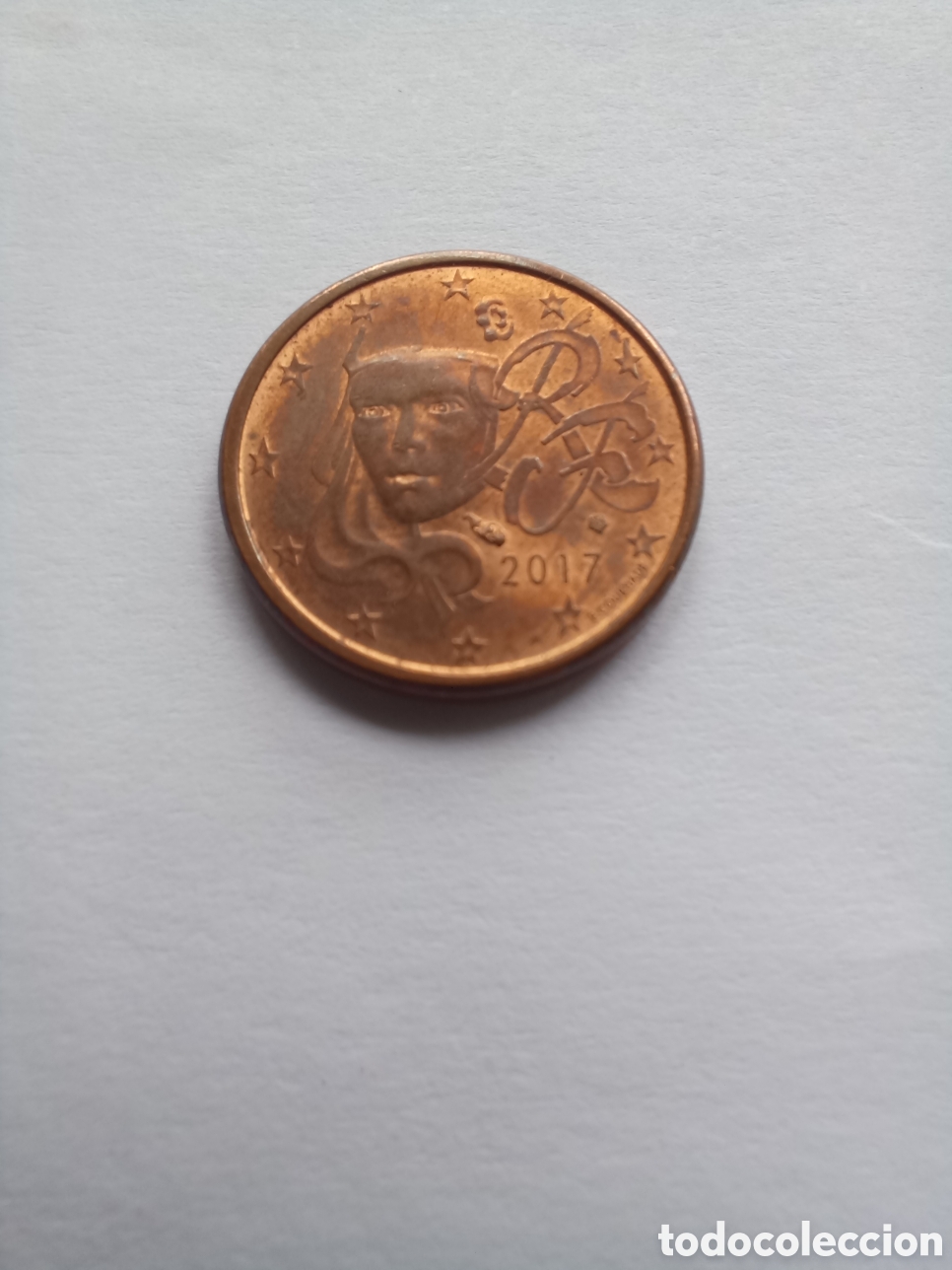 Euros: MONEDA 1 C&Eacute;NTIMO DE EURO FRANCIA - A&Ntilde;O 2017 (C&Eacute;RES) - Foto 1