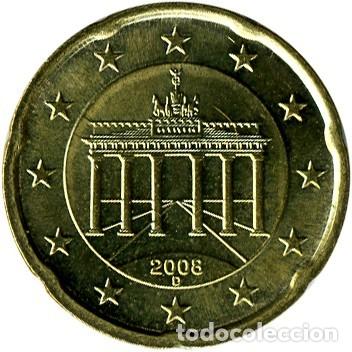 Euros: ALEMANIA 2008 20 CENTIMOS CECA D SIN CIRCULAR - Foto 1