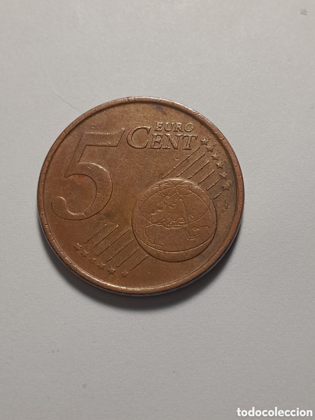 Euros: 5 c&eacute;ntimos Francia, exceso de metal. - Foto 2