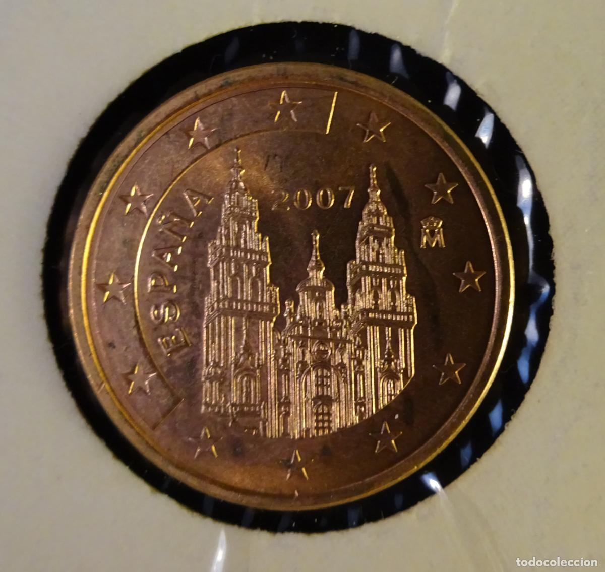 Euros: ESPA&Ntilde;A 5 C&Eacute;NTIMOS DE EURO 2007. SIN CIRCULAR - Foto 1