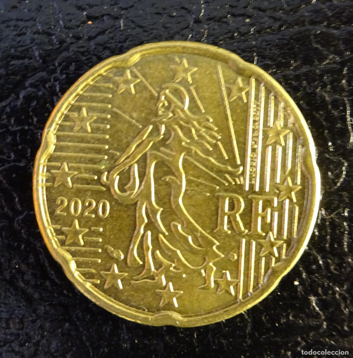 Euros: FRANCIA 20 C&Eacute;NTIMOS DE EURO 2020 - Foto 1