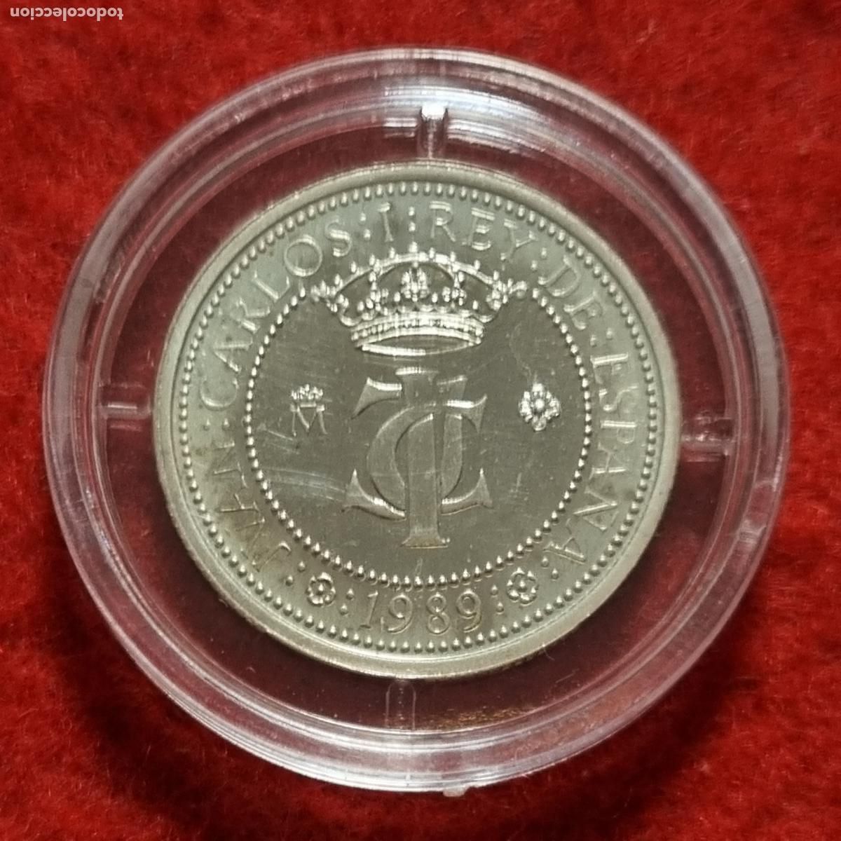 Euros: MONEDA PLATA 200 PESETAS 1989 QUINTO CENTENARIO SIN CIRCULAR ORIGINAL C35