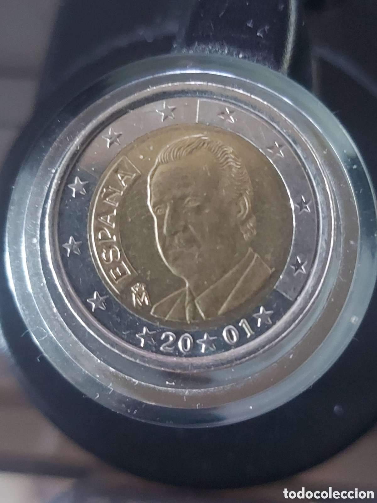 Euros: MONEDA ESPA&Ntilde;A 2 EURO 2001 - Foto 1