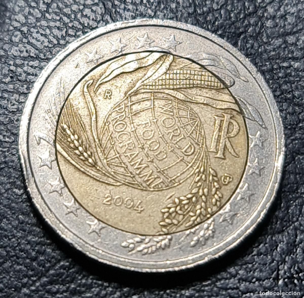 Euros: Italia 2004 2 euros moneda conmemorativa Alimentos 50 aniversario programa mundial