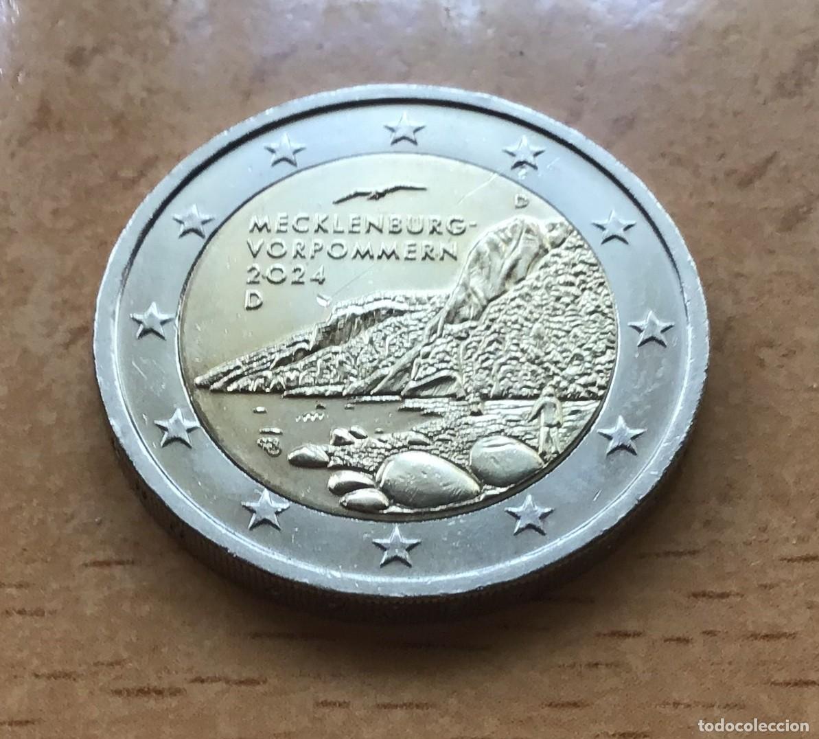 Euros: 2 euros conmemorativos de Alemania. Mecklenburg. A&ntilde;o 2024 ceca D