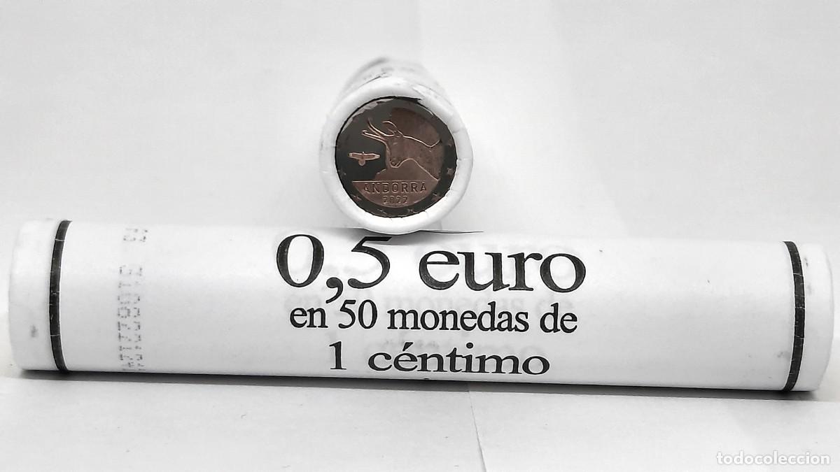 Euros: ANDORRA ROLLO 1 CENTIMO 2022 - 50 MONEDAS - SIN CIRCULAR - Foto 1