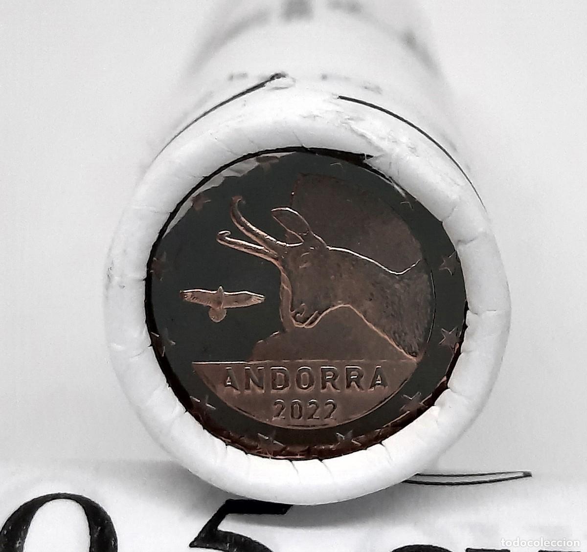 Euros: ANDORRA ROLLO 1 CENTIMO 2022 - 50 MONEDAS - SIN CIRCULAR - Foto 2
