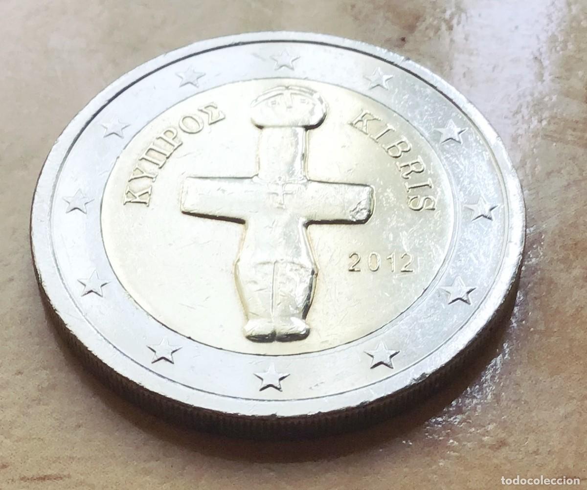Euros: 2 euros de Chipre. A&ntilde;o 2012
