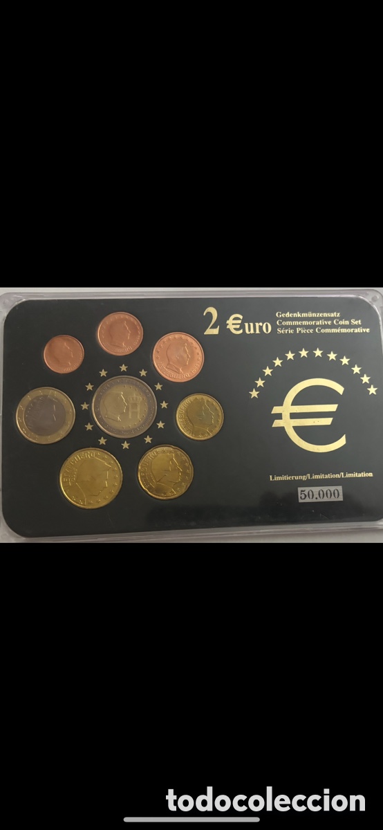 Euros: Monedas luxemburgo set con 8 monedas - Foto 1