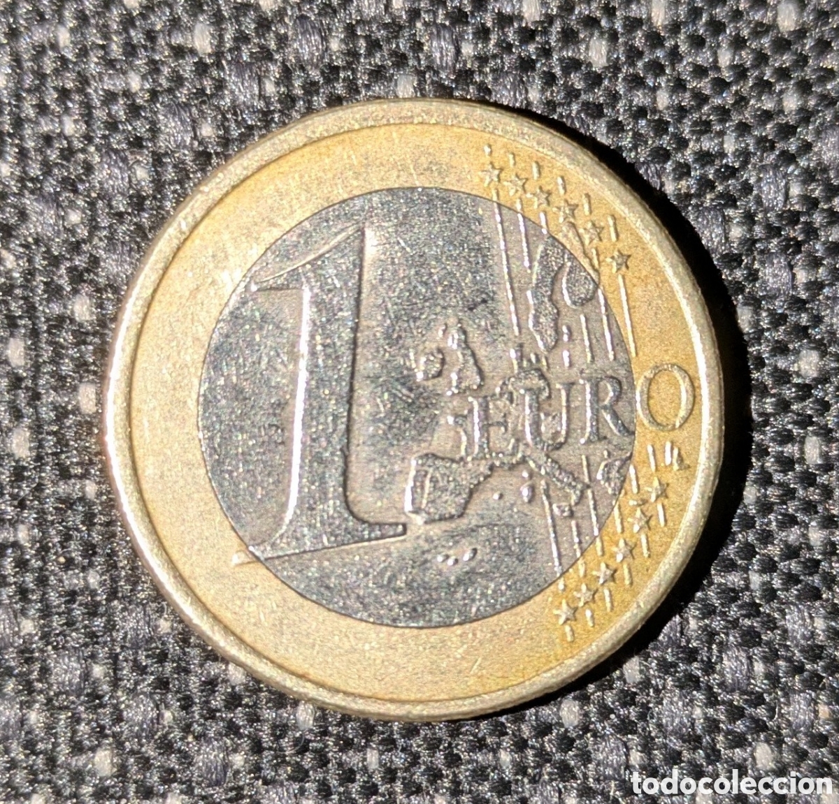 Euros: Moneda 1 euro b&uacute;ho de la suerte - Foto 2
