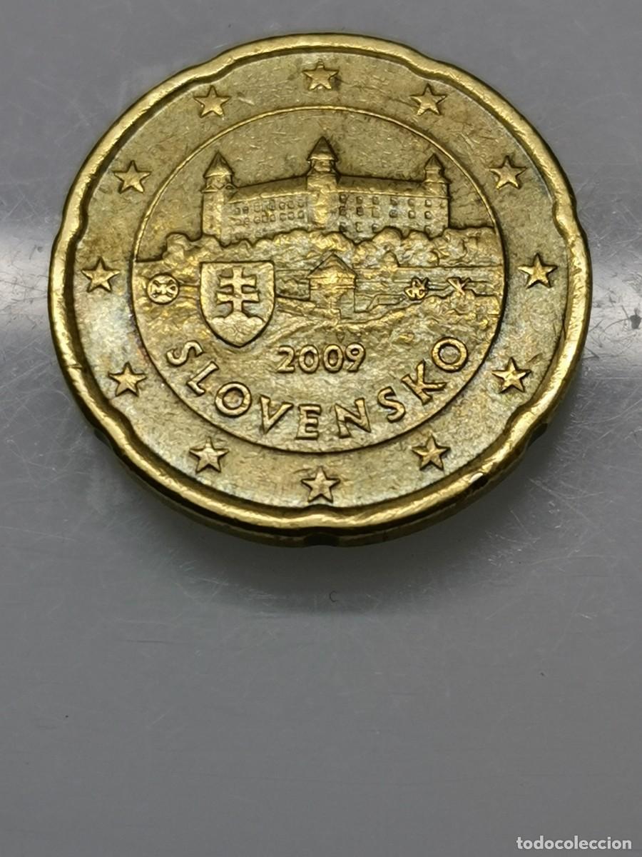 Euros: SLOVENSKO - 20 C&eacute;ntimos de EURO - 2009 - Foto 5