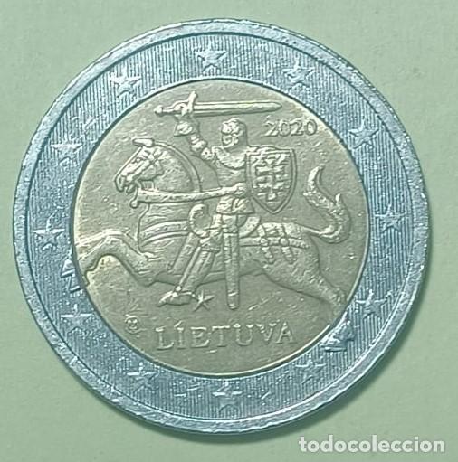 Euros: Moneda 2 Euros circulada LITUANIA 2020 - Foto 1