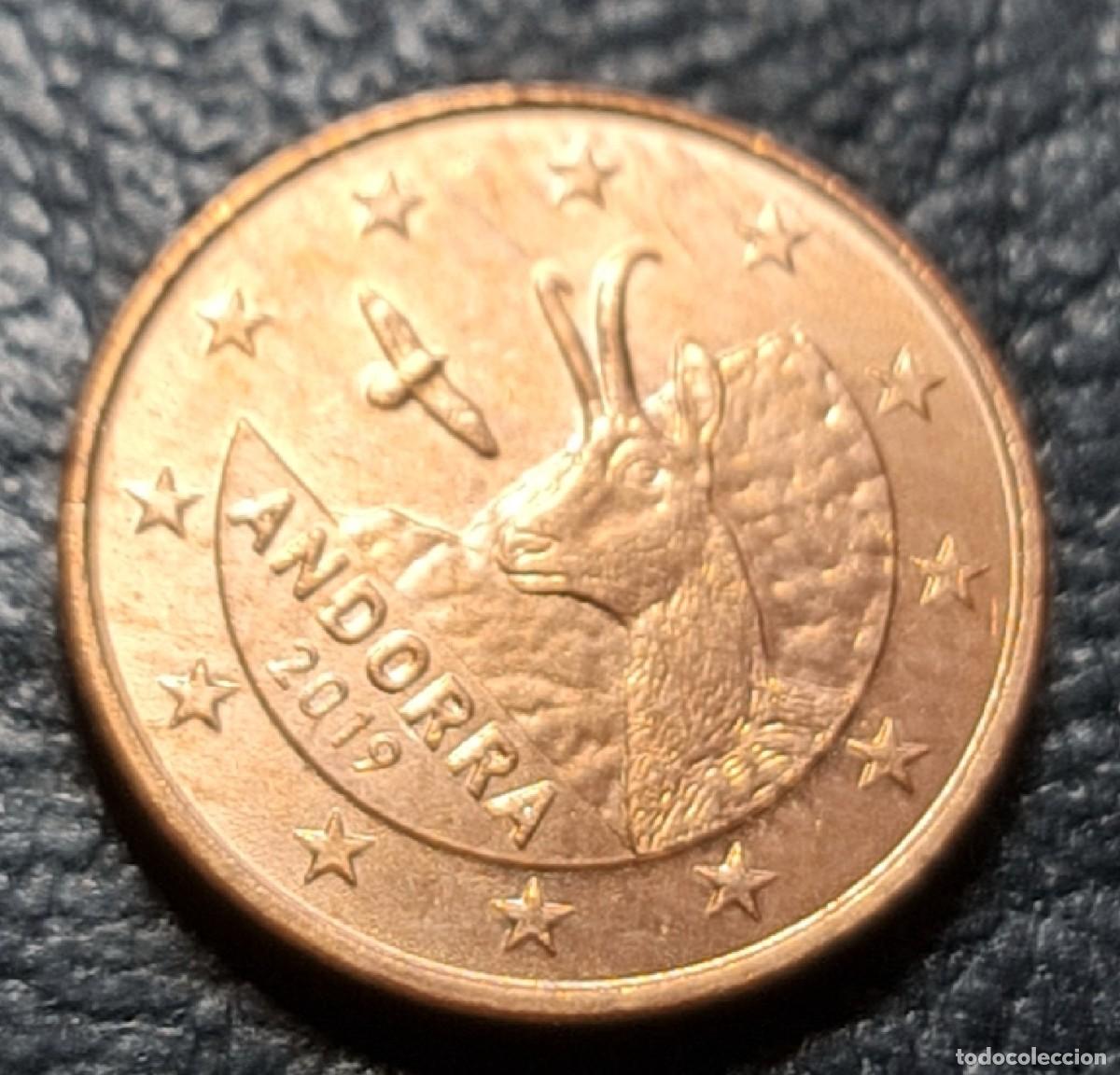 Euros: Andorra 2019 1 c&eacute;ntimo moneda - euro cent - ct - Foto 1
