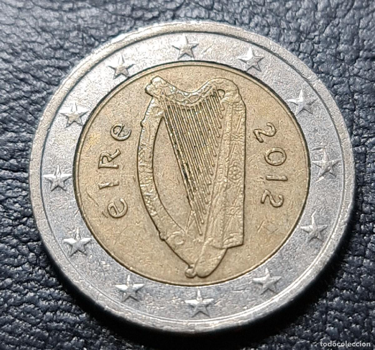 Euros: Irlanda 2012 2 &euro; euros moneda com&uacute;n Arpa - Foto 1