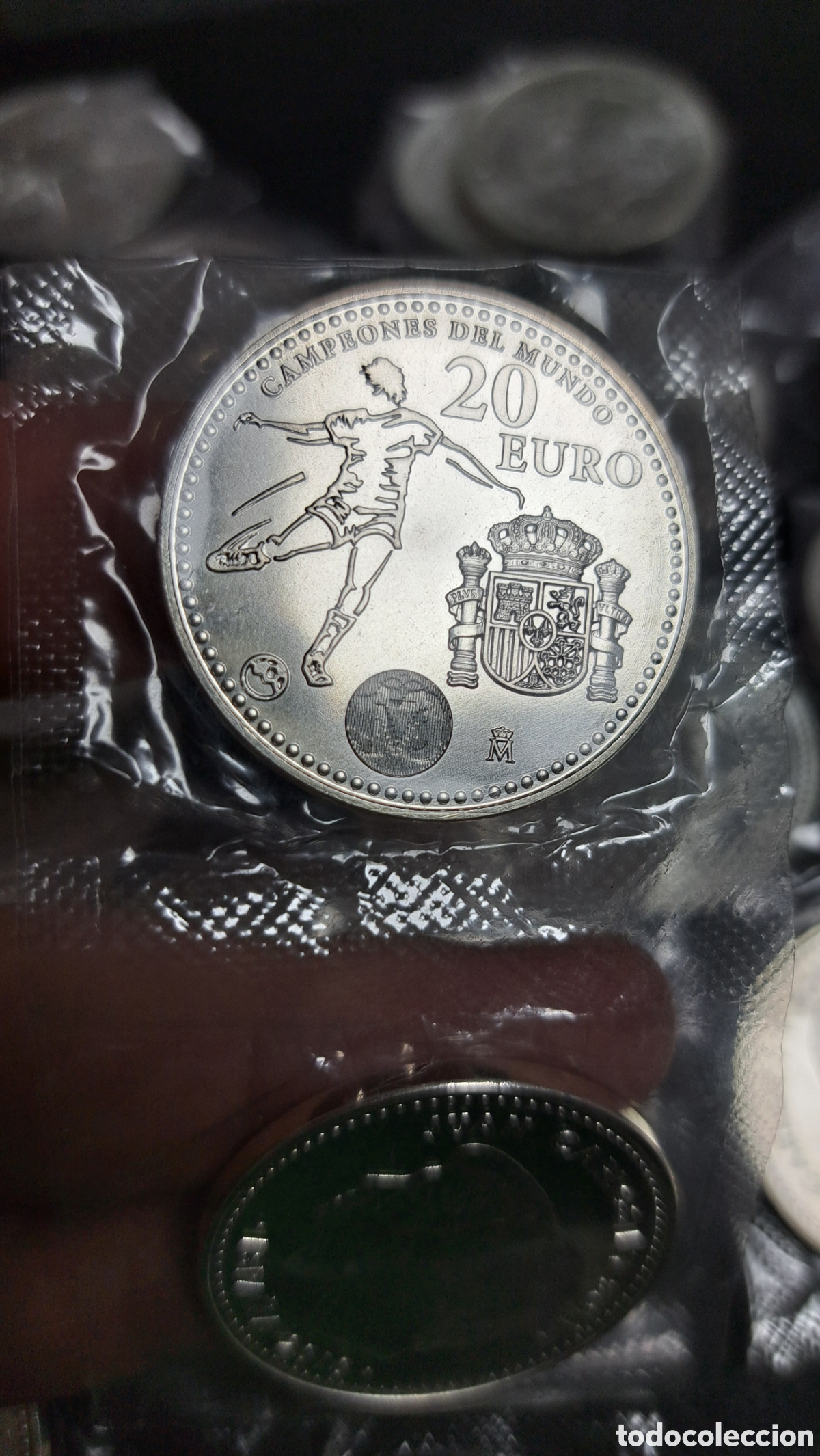 Euros: 20 euros plata 2010 Campeones del mundo